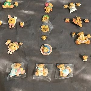 Large lot Cherished Teddies jewelry